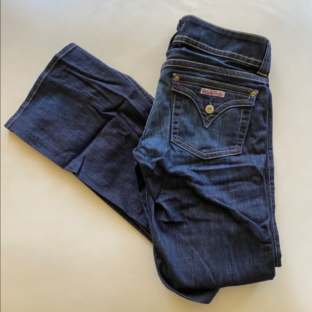 Hudson Flare - Button Pocket Jeans